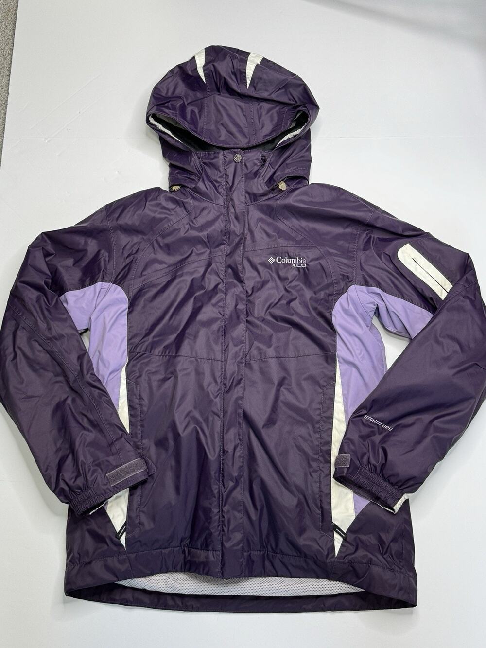Columbia XCO Storm Dry 3 in 1 Jacket Women’s M Purple Ski Coat Fleece Liner
